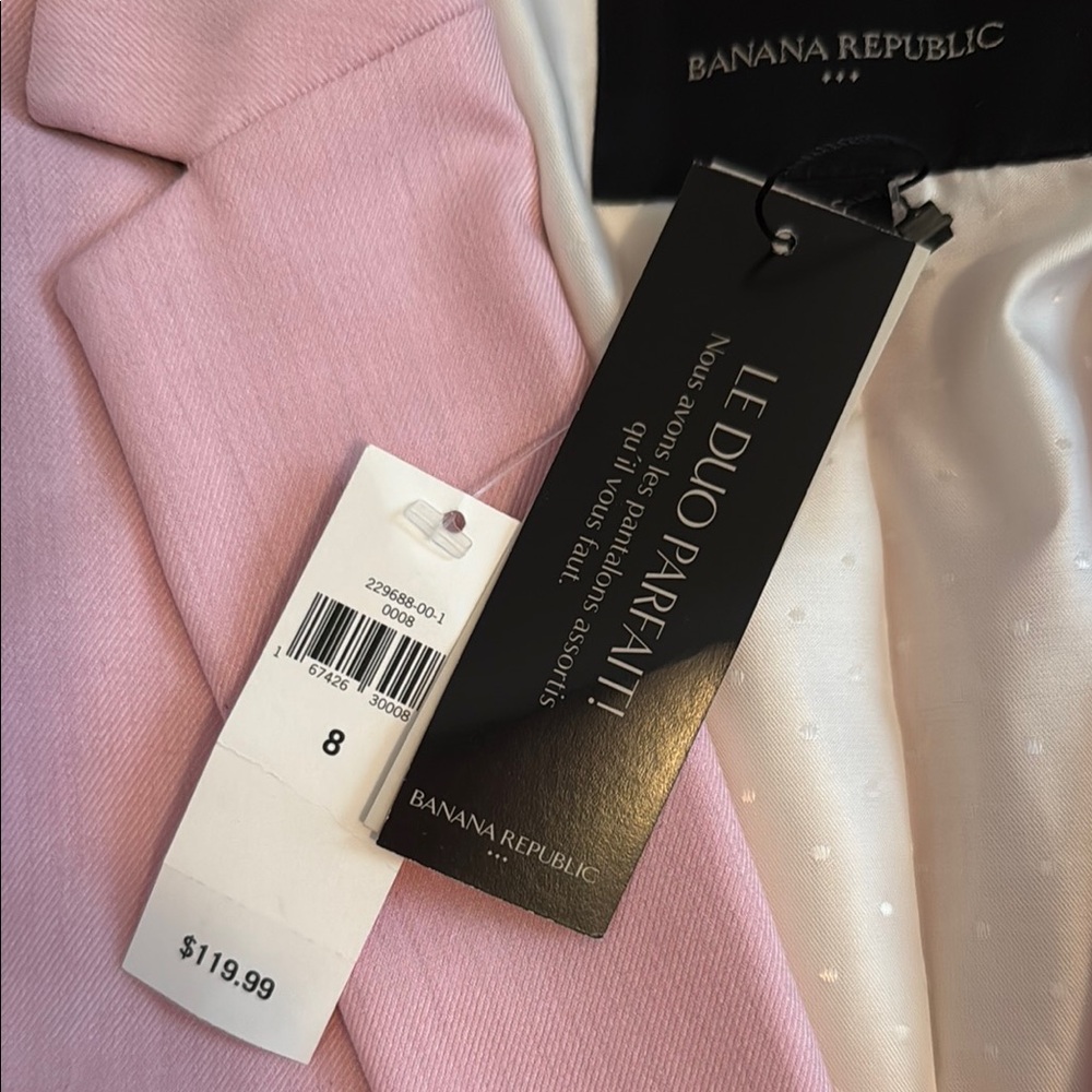 Banana Republic Pink Sport Coat Tailored Blazer - Picture 3 of 10